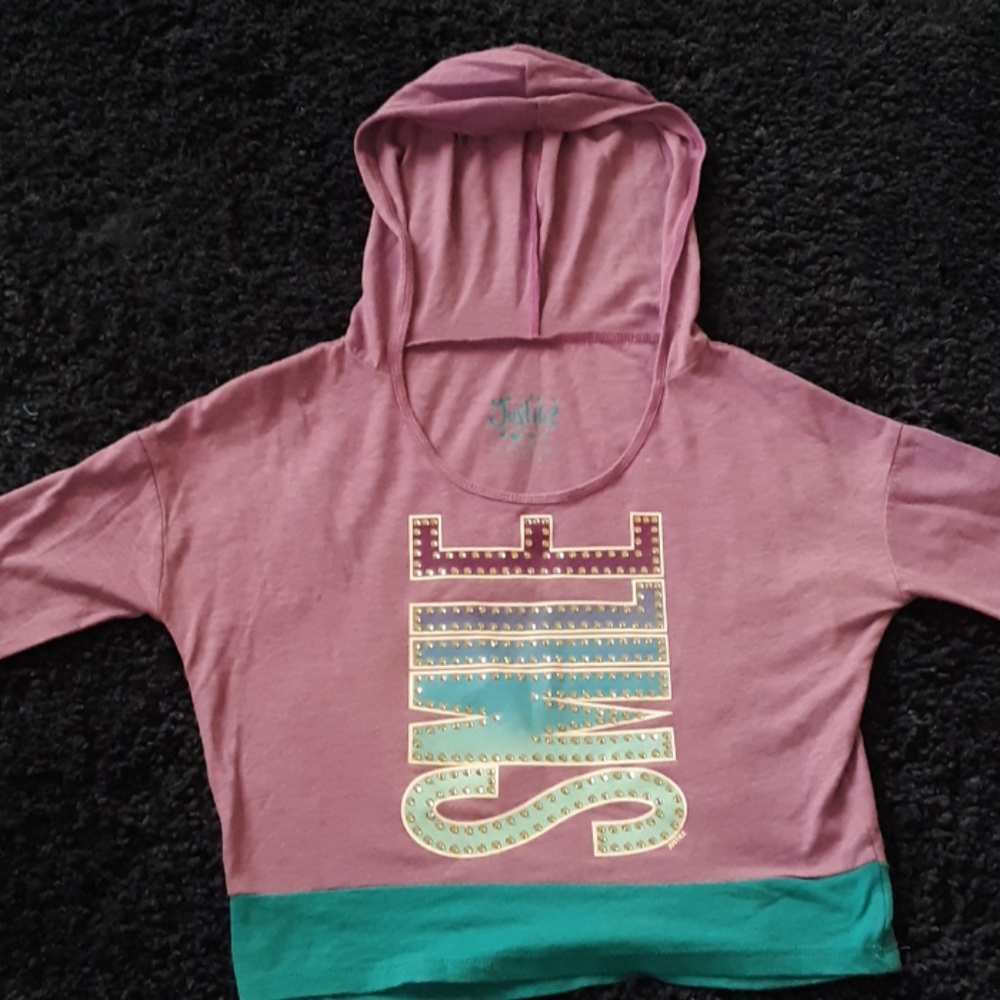 "Smile" justice crop top